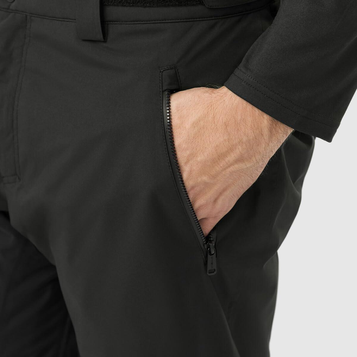 imageHEAD Mens Performance Summit Pant Insulated Ski Pant Waterproof 4Way Stretch Internal Snow CuffBlack