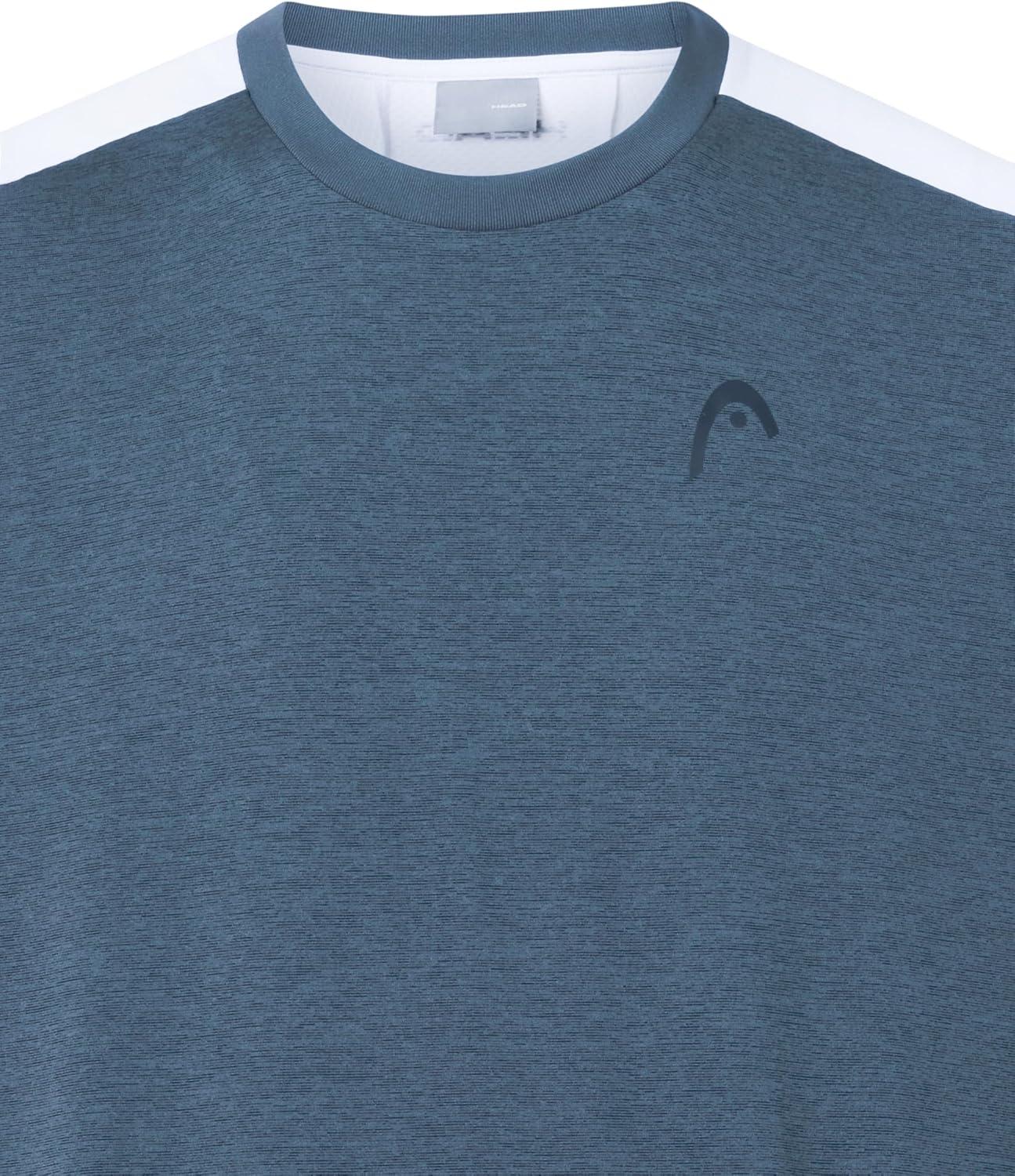 imageHEAD Mens Play Tech TShirt Lightweight MoistureWicking Athletic Tennis ShirtNavy