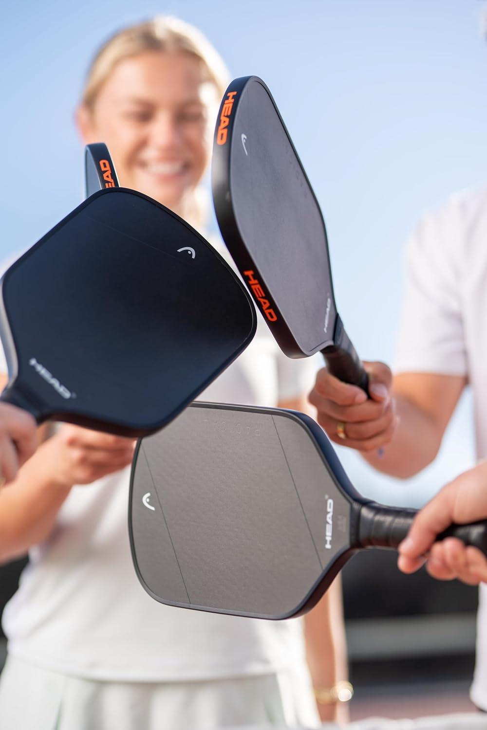imageHEAD Radical Nite 2024 Pickleball Paddle SpinFusion Surface for Maximum Spin Thermoformed Power Core 8S Resin Shock Absorption Balanced Control Paddle for All Skill Levels