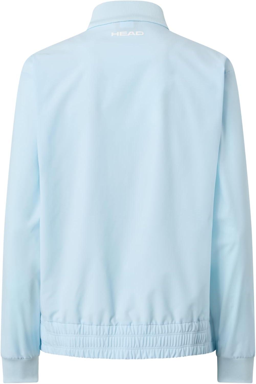 imageHEAD Womens Breaker Jacket Lightweight Stretch Performance Zip Jacket with WaterRepellent Ripstop FabricLight Blue