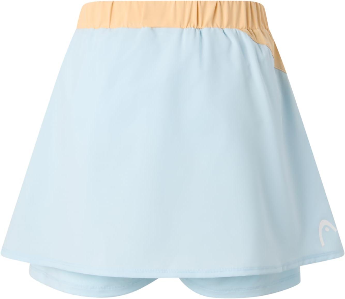 imageHEAD Womens Dynamic Performance Skort MoistureWicking Stretch Athletic Skirt with Builtin Shorts amp HighWaist ComfortApricot Light Blue