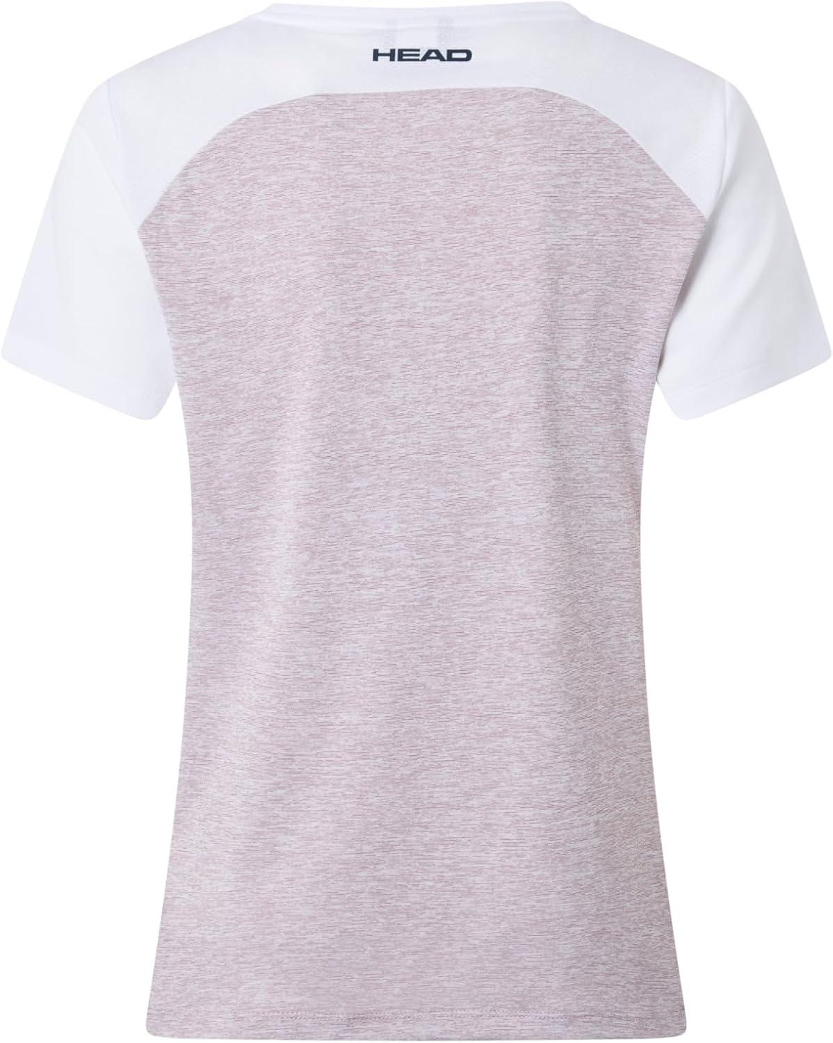 imageHEAD Womens Play Tech TShirt Sporty Performance Tennis Top with Breathable Mesh PanelsDusty Lilac