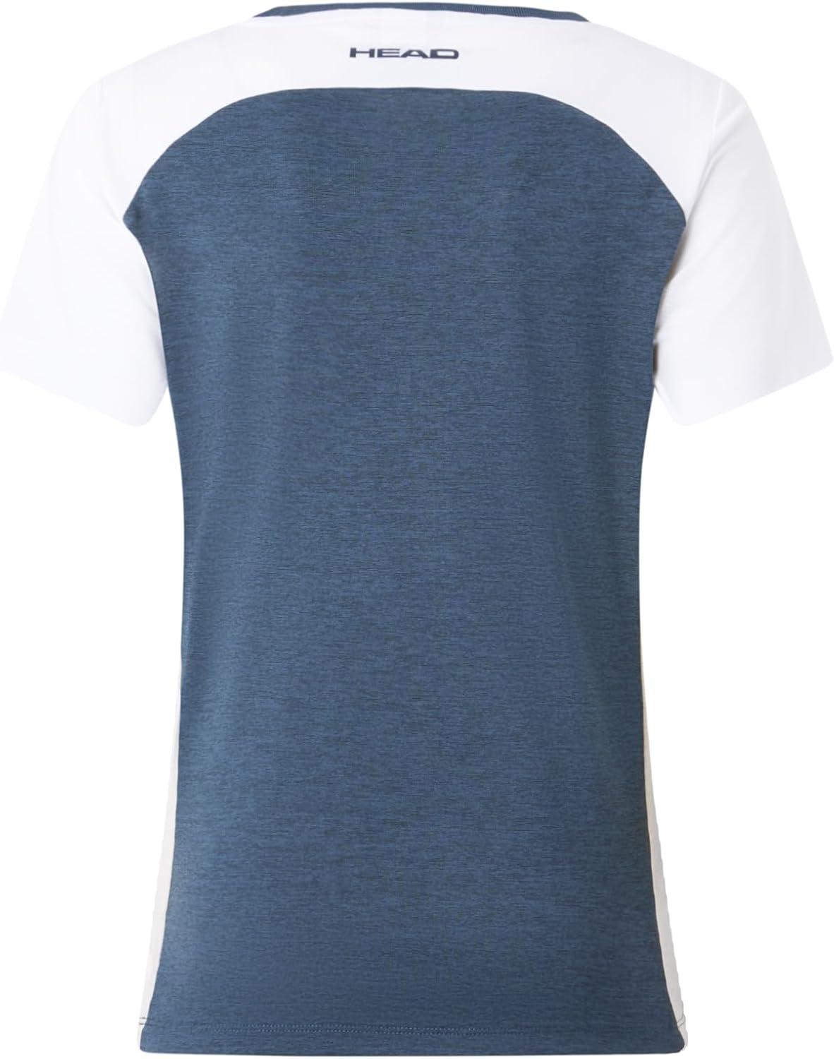imageHEAD Womens Play Tech TShirt Sporty Performance Tennis Top with Breathable Mesh PanelsNavy