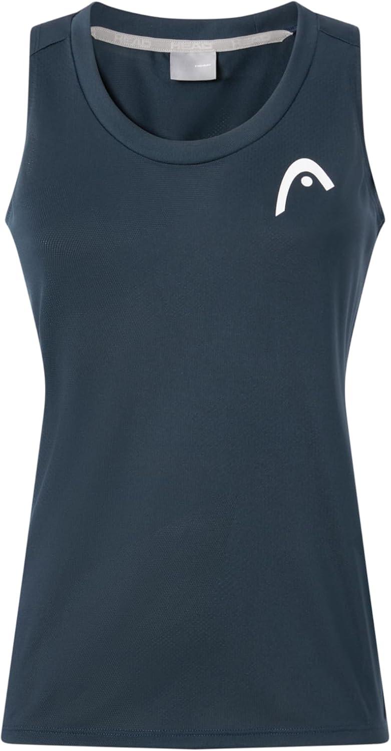 imageHEAD Womens Pro Sleeveless Performance Tank Top Moisture Wicking Tennis Training Top with Breathable Body MappingNavy