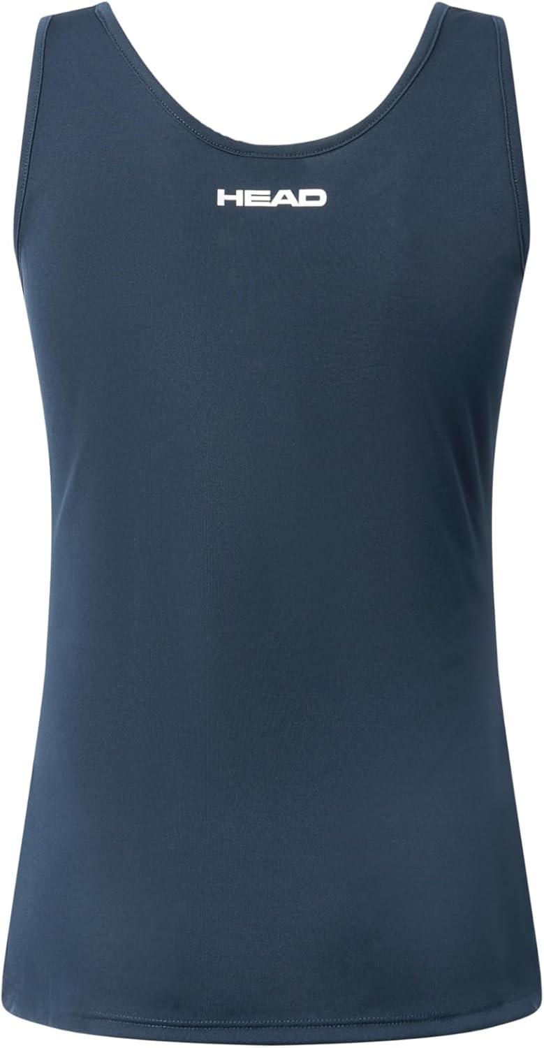 imageHEAD Womens Spirit II Tank Top Performance MoistureWicking Athletic Tank with Sleek Tight FitNavy