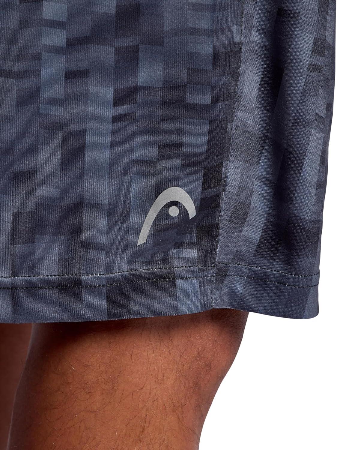 imageHead Mens Anchor Short Standard Fit Lightweight Performance Interlock Stretch with Heathered TextureBlack