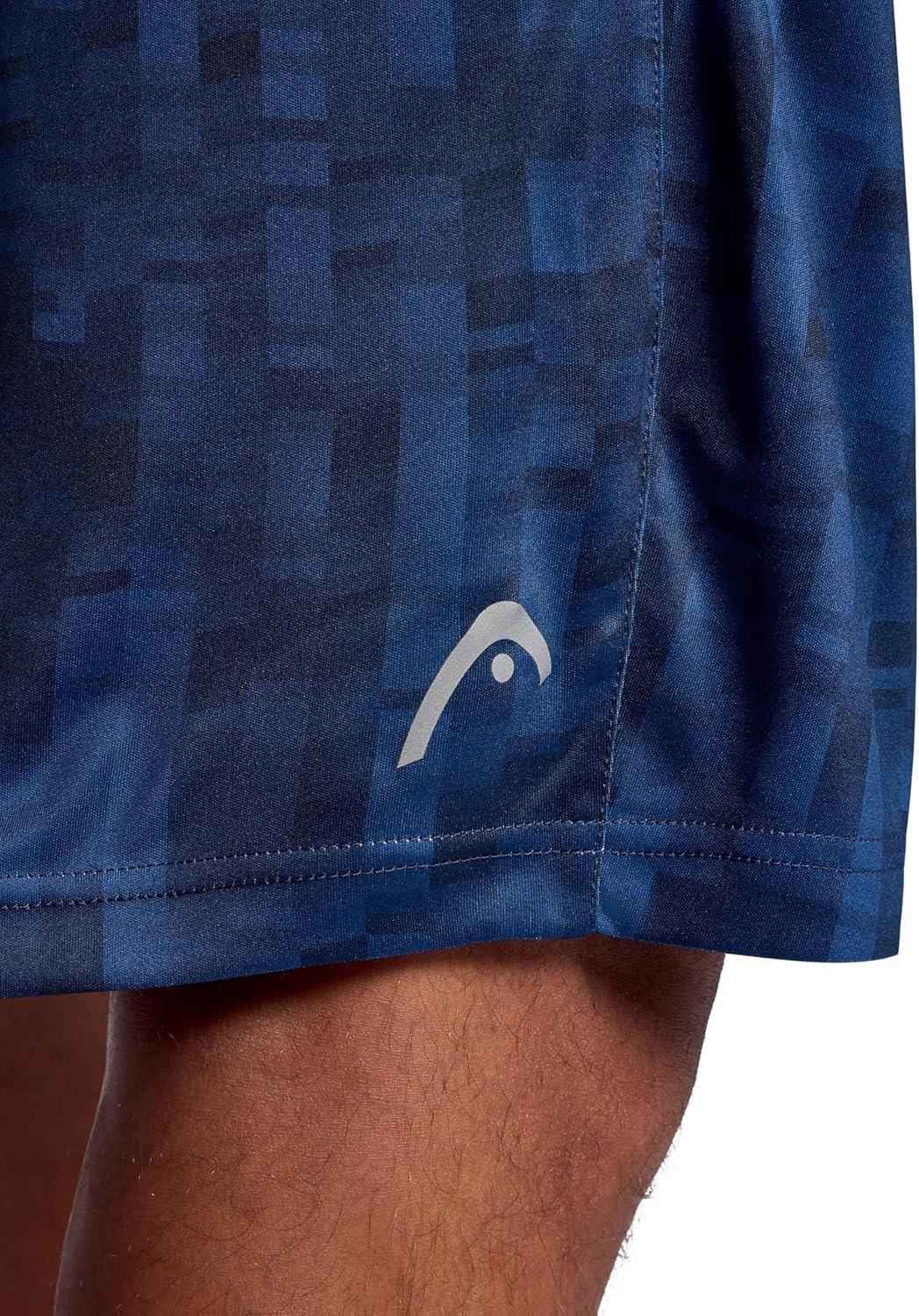 imageHead Mens Anchor Short Standard Fit Lightweight Performance Interlock Stretch with Heathered TextureNavy