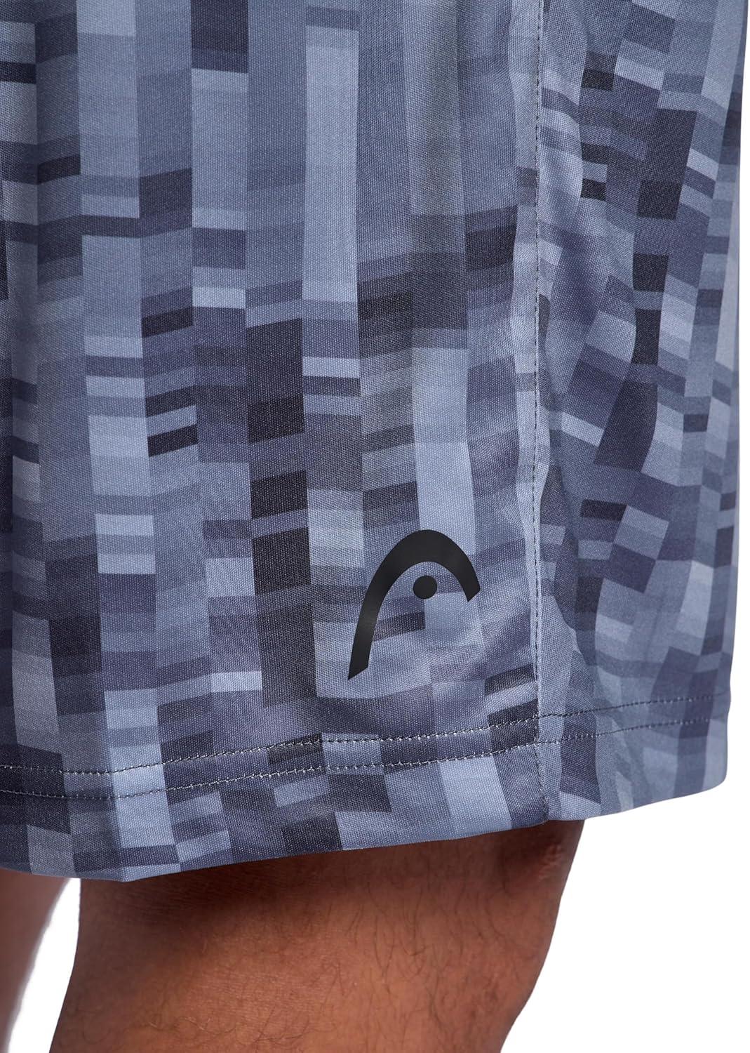 imageHead Mens Anchor Short Standard Fit Lightweight Performance Interlock Stretch with Heathered TextureSleet