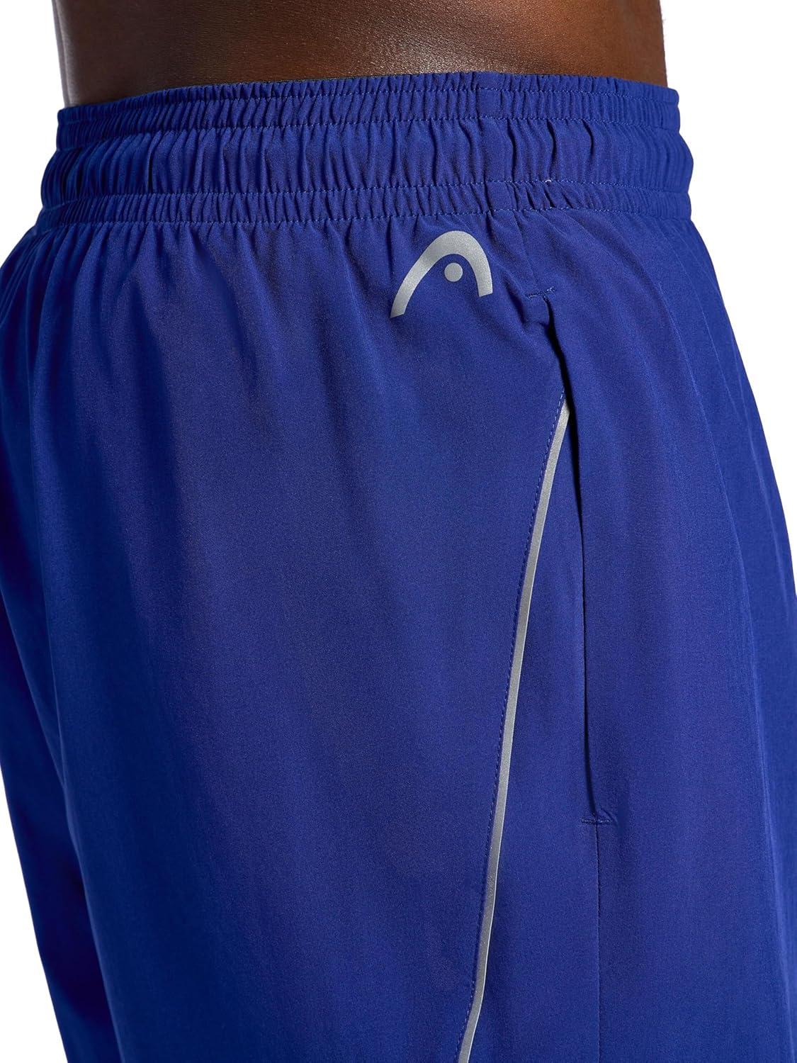 imageHead Mens Crosscourt Short Standard Fit 7 Inseam Stretch Lightweight Material MoistureWickingStreak