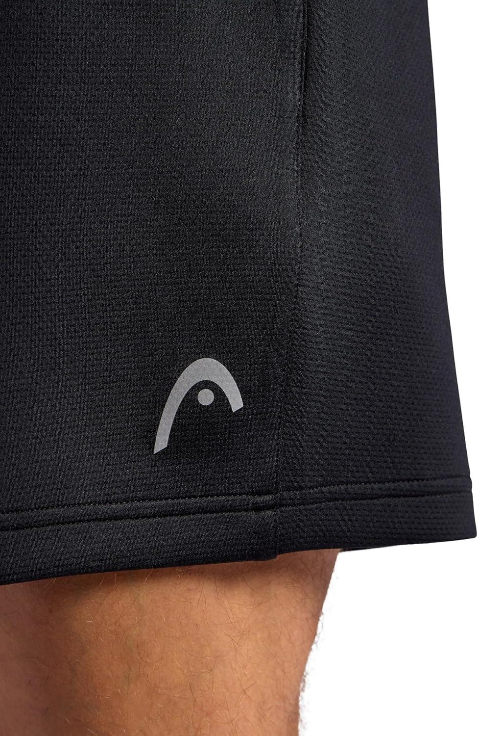 imageHead Mens Deuce Short Standard Fit 7 Inseam Breathable Mesh FabricBlack