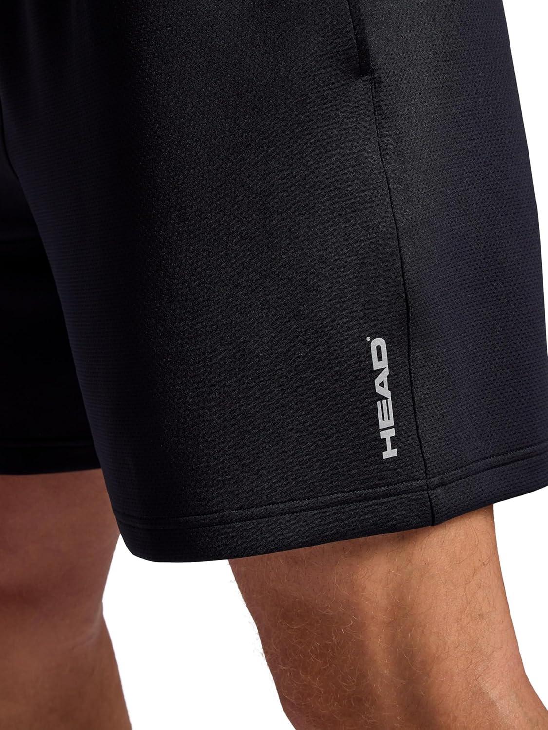 imageHead Mens Deuce Short Standard Fit 7 Inseam Breathable Mesh FabricBlack
