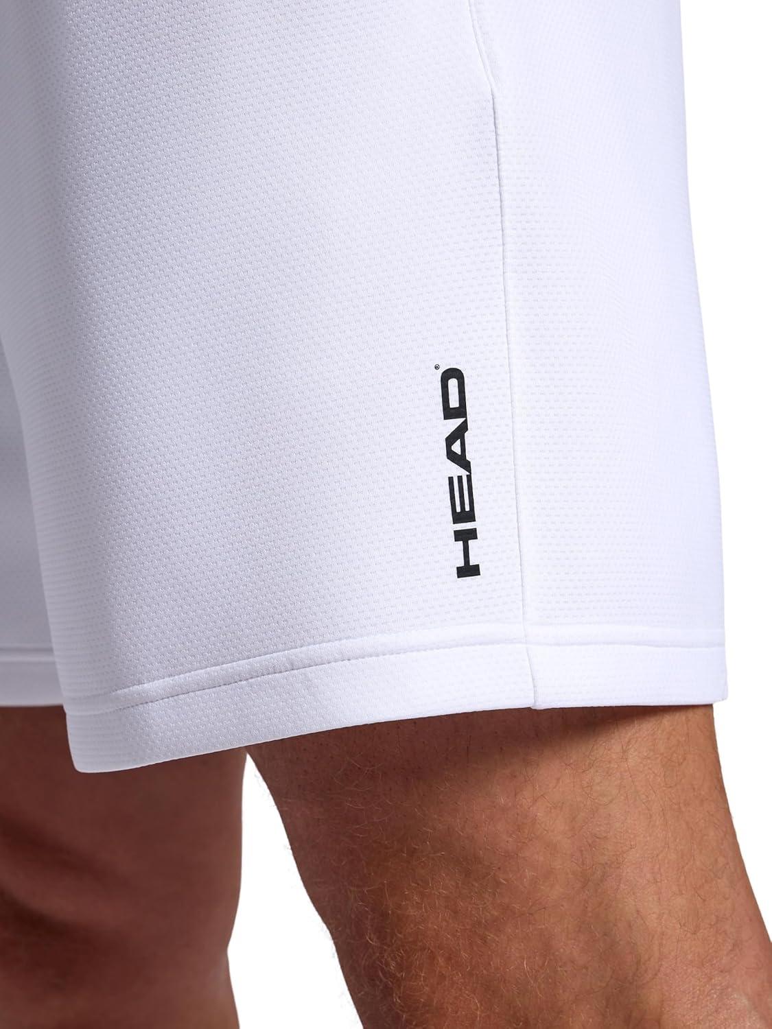 imageHead Mens Deuce Short Standard Fit 7 Inseam Breathable Mesh FabricStark White