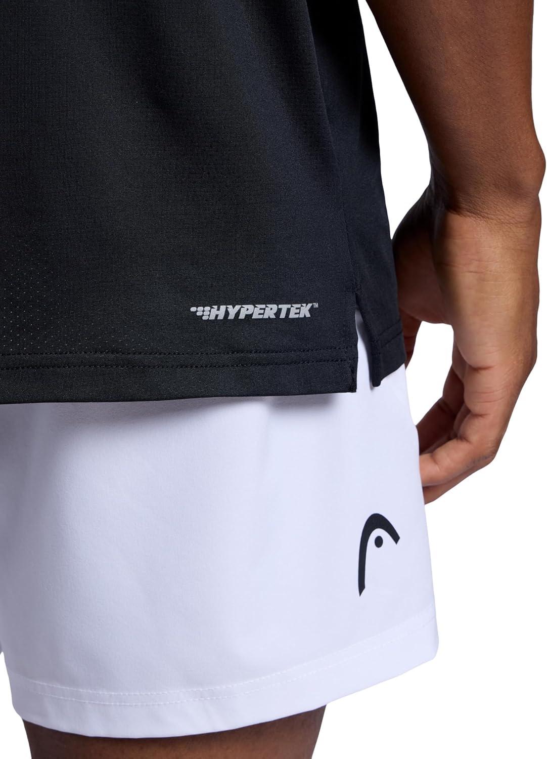 imageHead Mens Doubles Hypertek Performance Scoopneck Tanktop Relaxed Fit MoistureWicking Cool Touch MaterialBlack