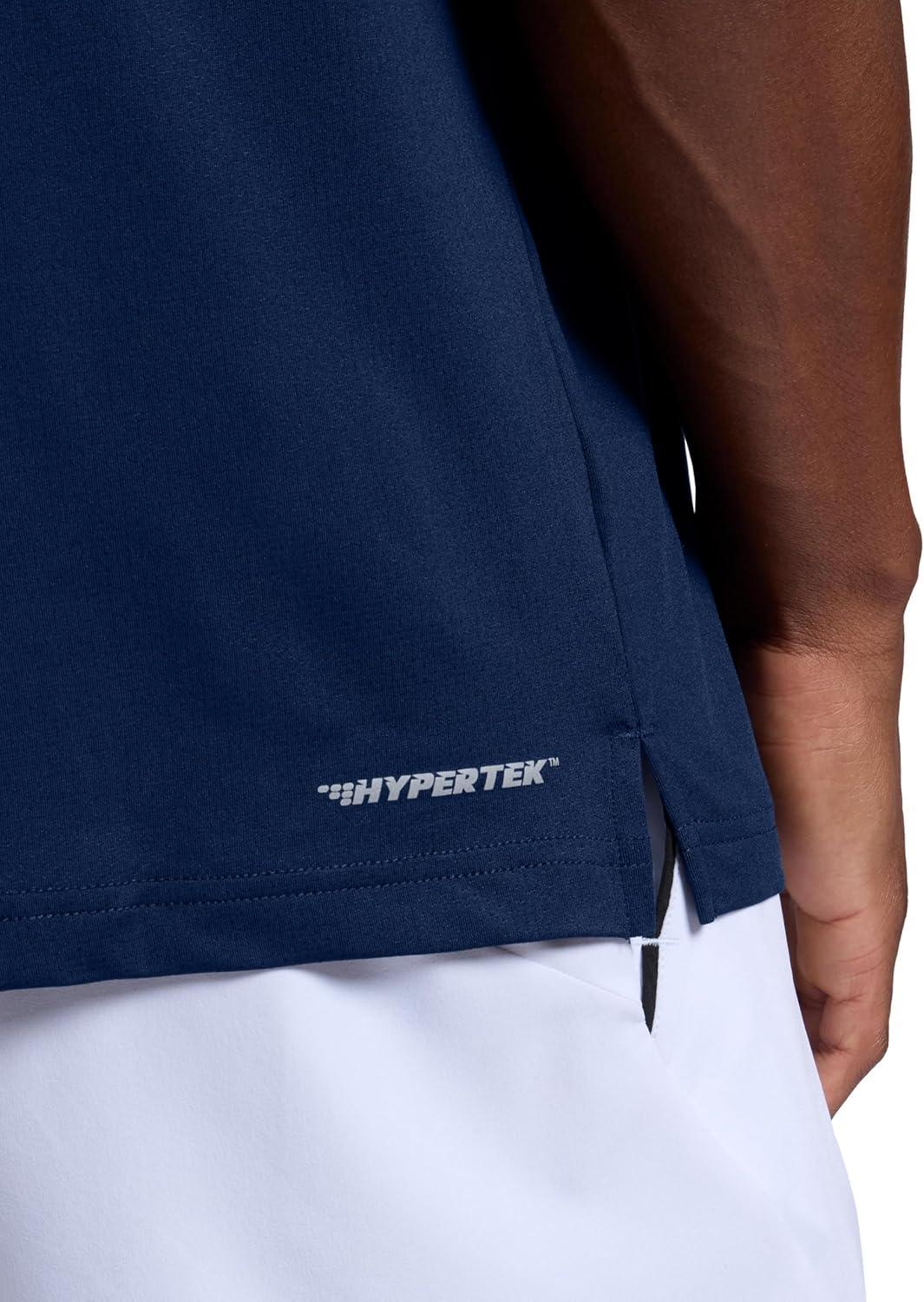 imageHead Mens Doubles Hypertek Performance Scoopneck Tanktop Relaxed Fit MoistureWicking Cool Touch MaterialNavy