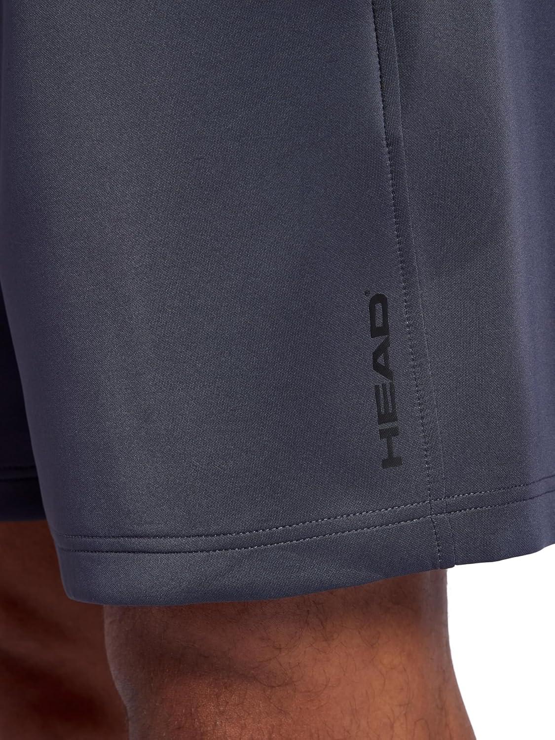imageHead Mens Elevate Essence Short Standard Fit 7 Inseam Stretch Midweight Micro Pique Scuba MaterialEbony