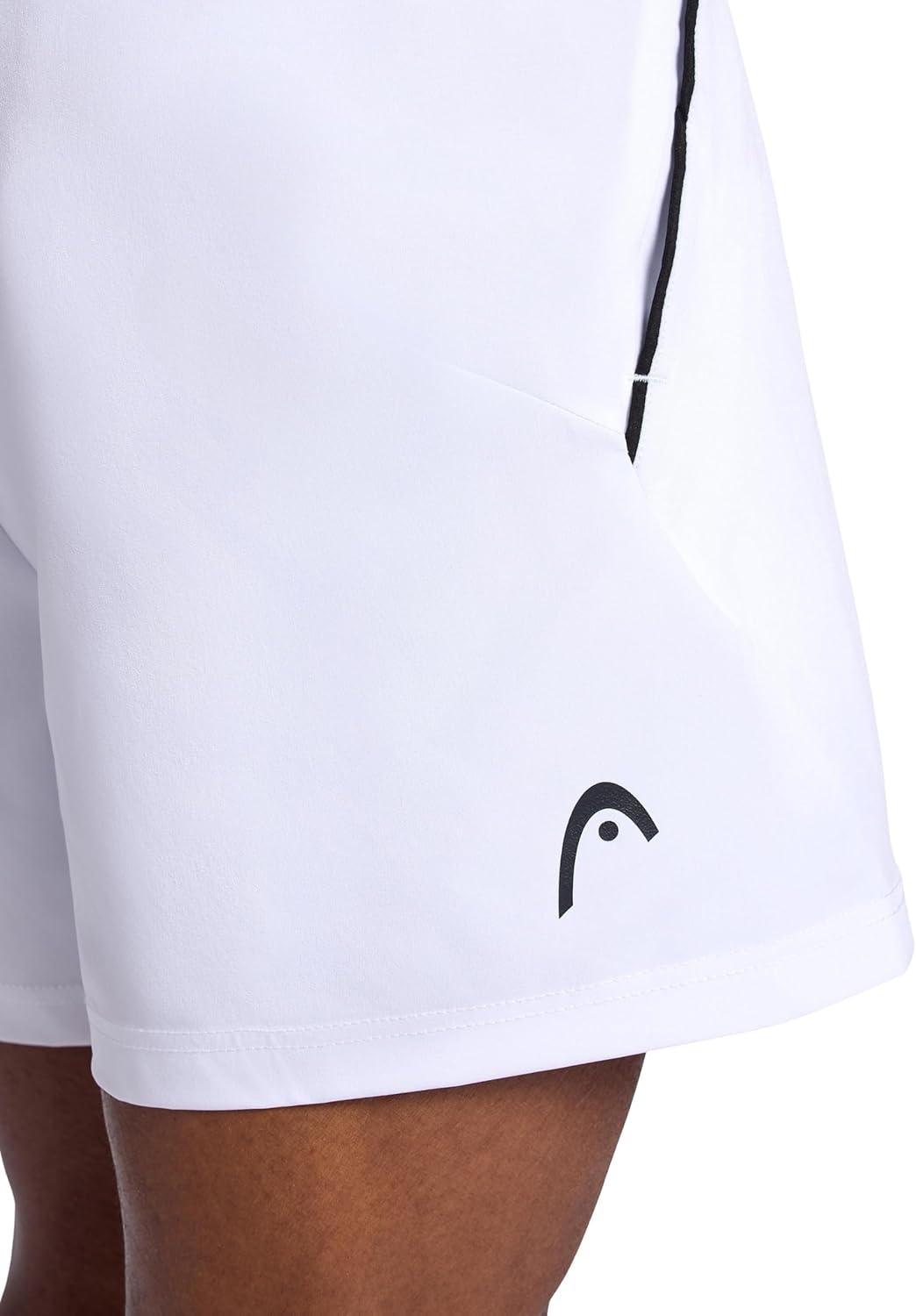 imageHead Mens Endurance Short Standard Fit 5 Inseam Lightweight Stretch MoistureWicking MaterialStark White