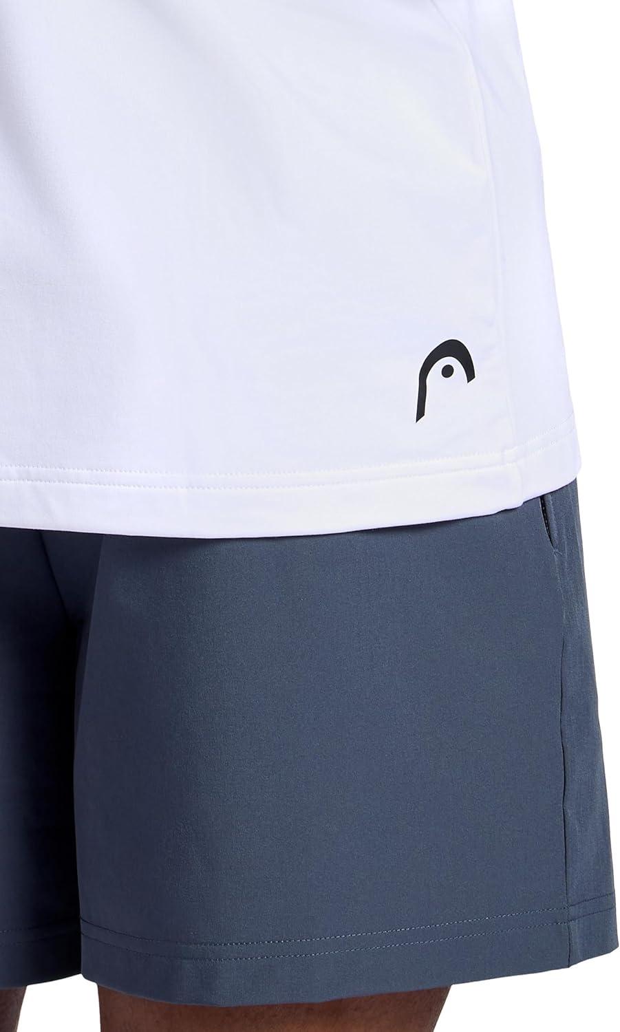 imageHead Mens Mastery Polo Shirt Standard Fit Stretch Midweight MaterialStark White