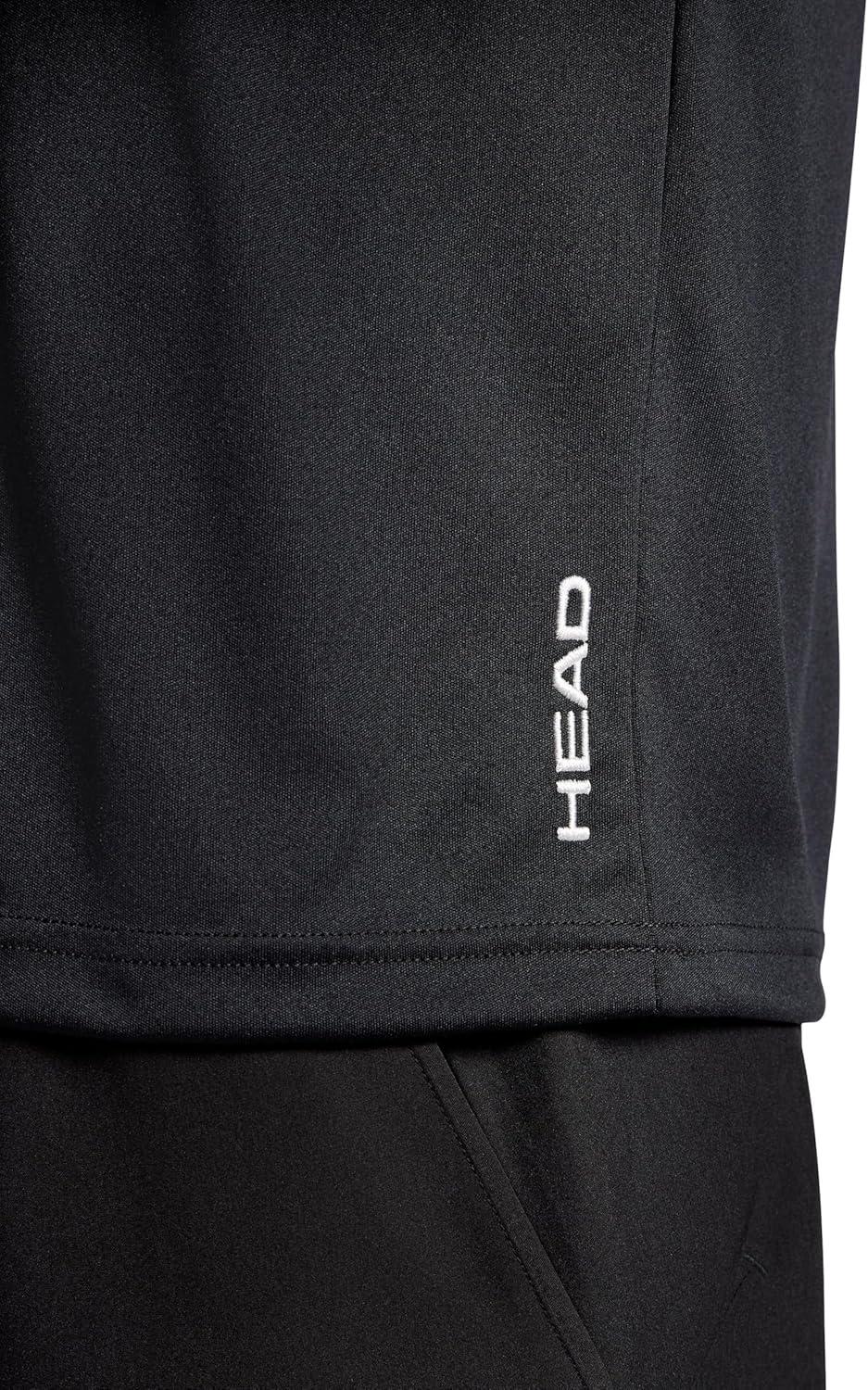 imageHead Mens Match Polo Shirt Standard Fit Stretch Midweight MaterialBlack