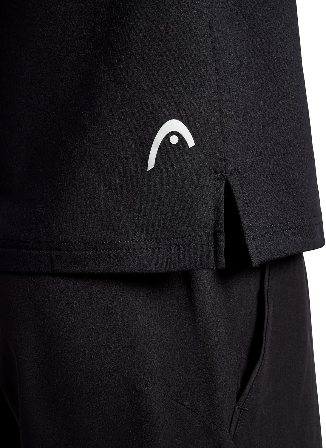 imageHead Mens Rally Polo Shirt Standard Fit Stretch Midweight MaterialBlack