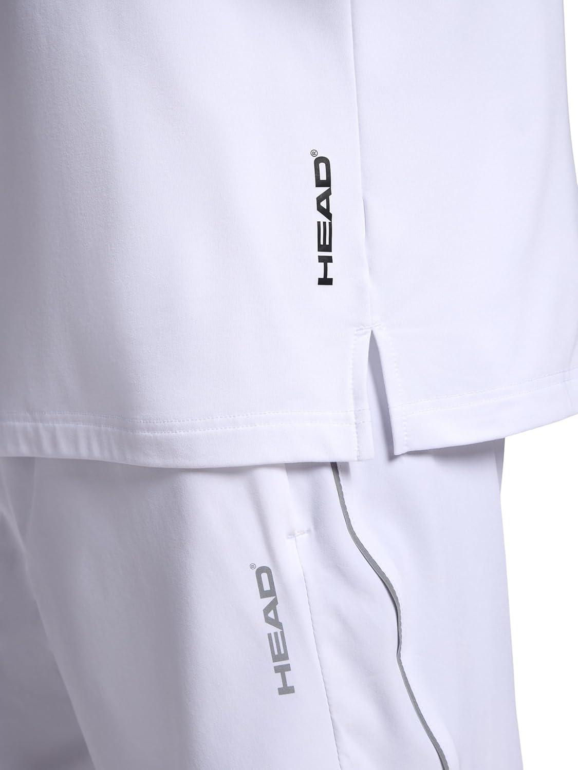 imageHead Mens Rally Polo Shirt Standard Fit Stretch Midweight MaterialStark White