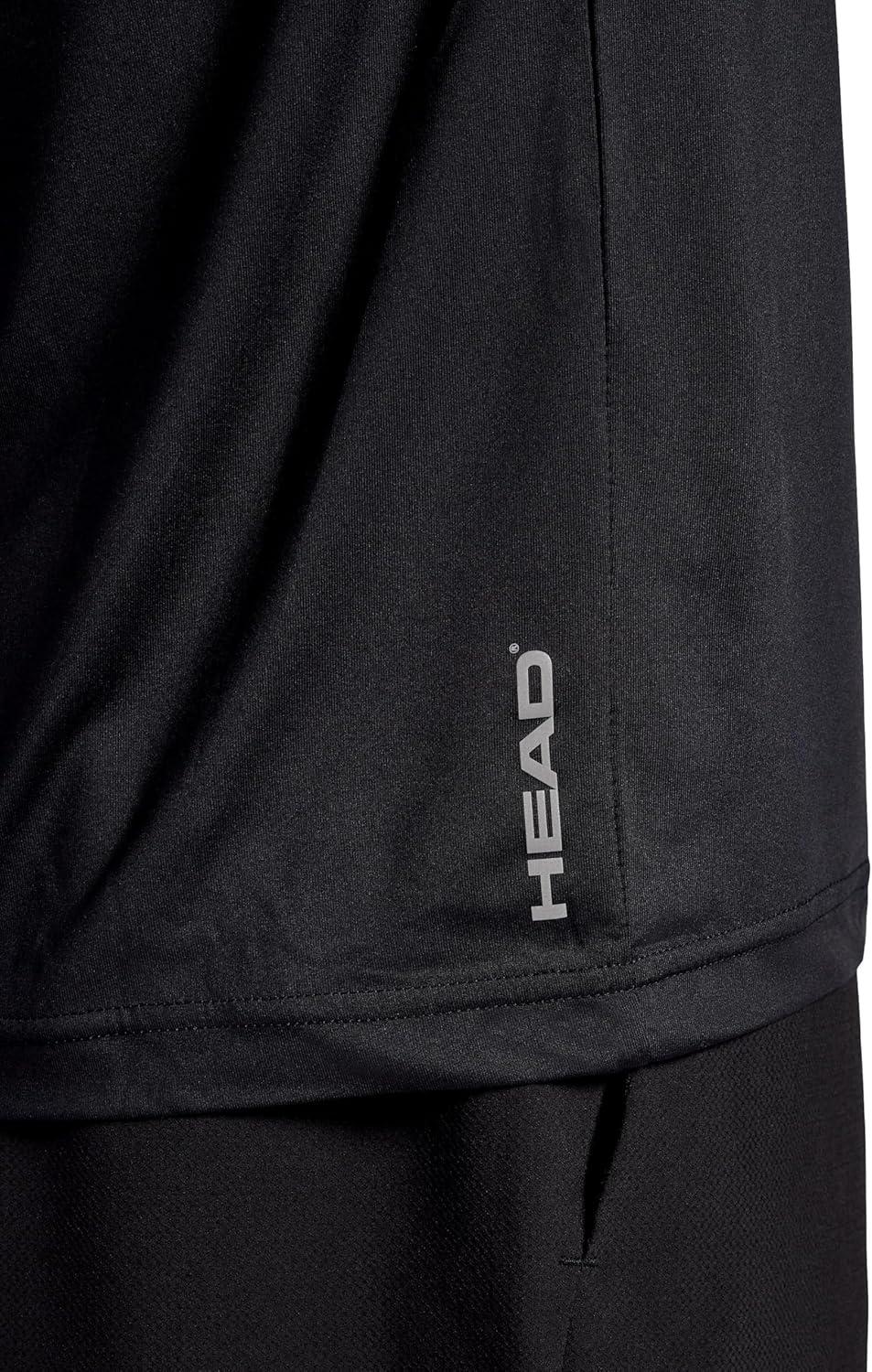 imageHead Mens Score Hypertek TShirt Standard Fit Lightweight and Breathable Hypertek MoistureWicking TechnologyBlack