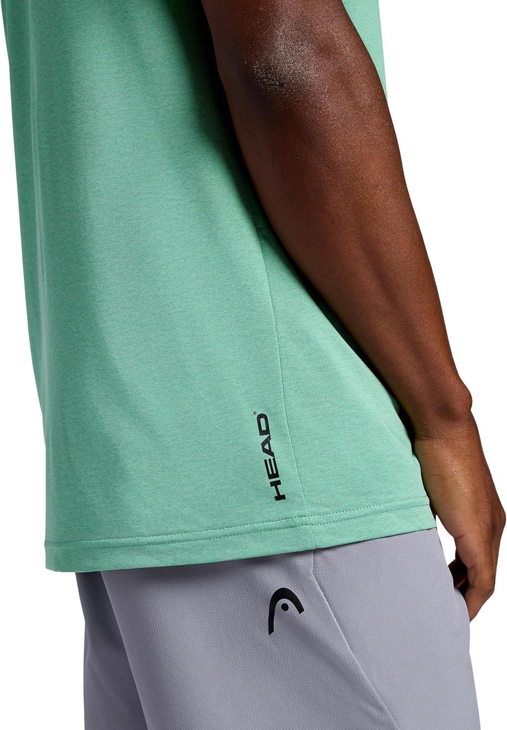 imageHead Mens Score Hypertek TShirt Standard Fit Lightweight and Breathable Hypertek MoistureWicking TechnologyCreme De Menthe Heather