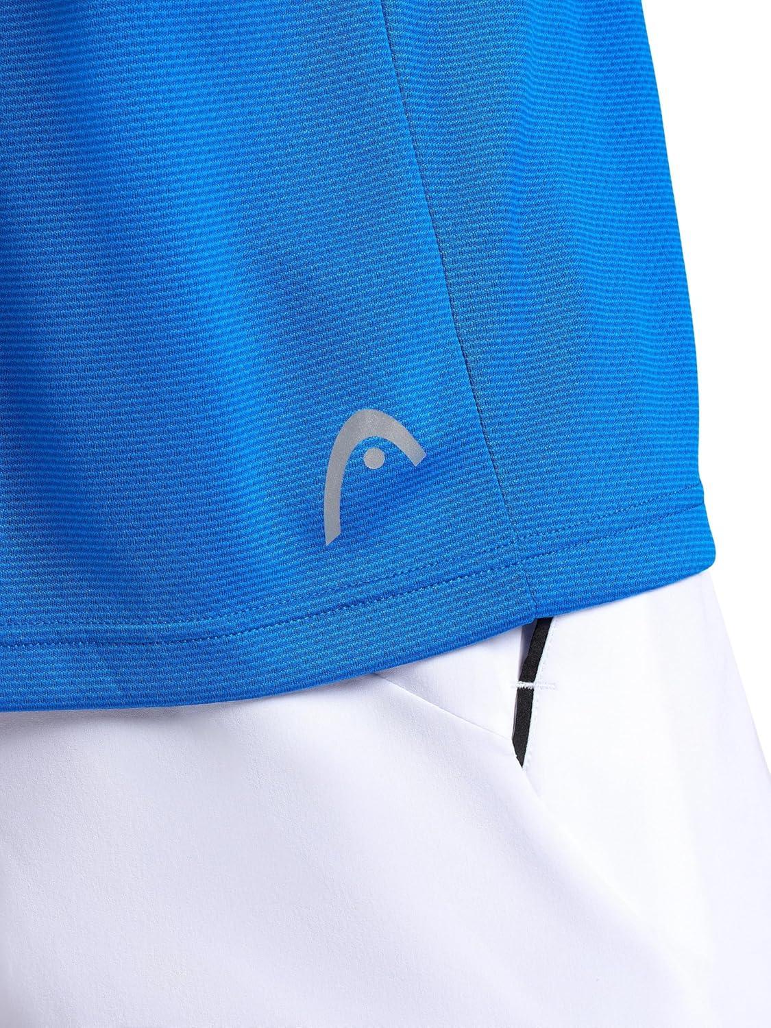 imageHead Mens Skill Jacquard Polo Standard Fit Lightweight and BreathableSupreme Blue Heather