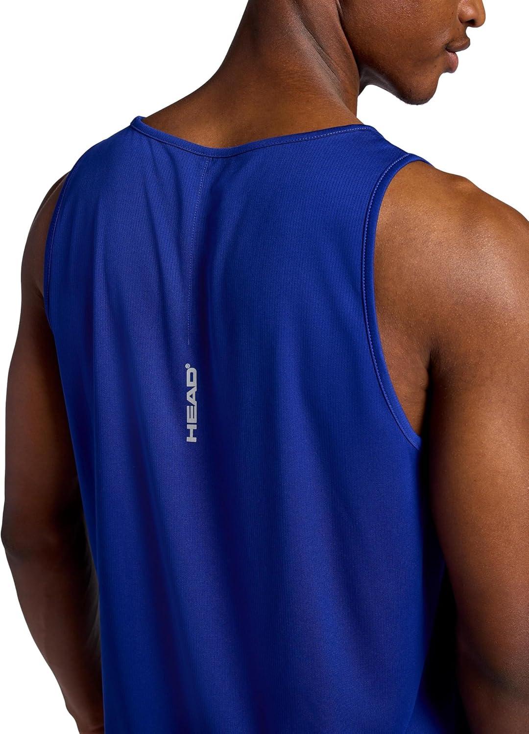 imageHead Mens Spin Serve Hypertek Scoopneck Tanktop Standard Fit Lightweight and BreathableStreak