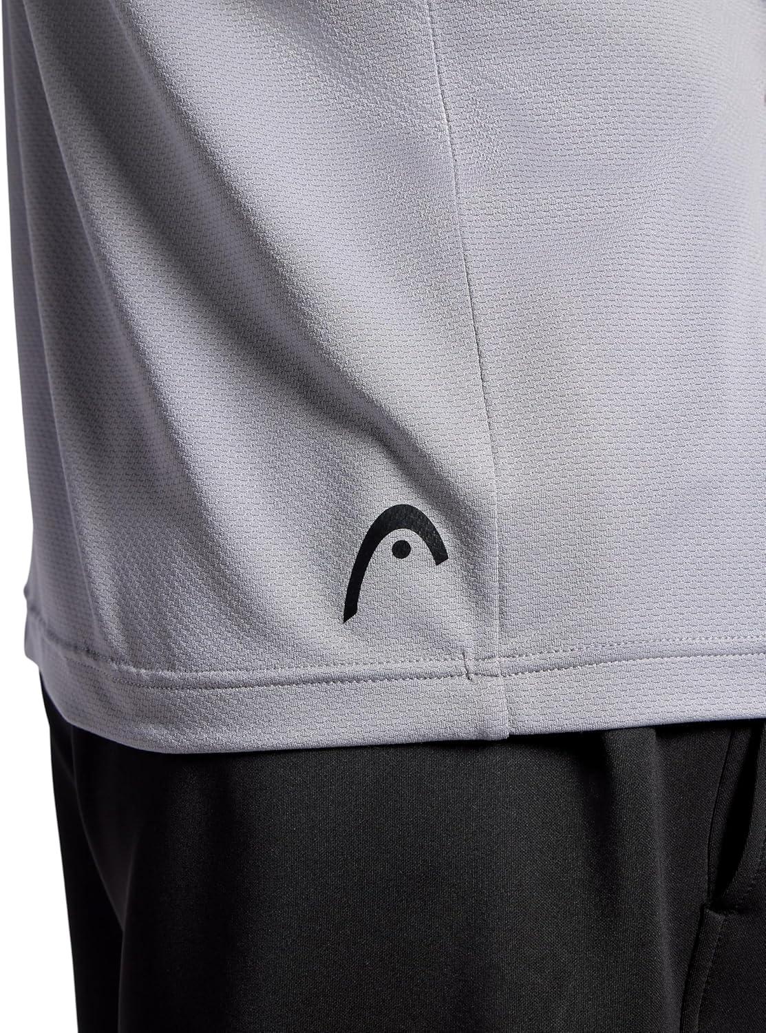 imageHead Mens Top Fit Short Sleeve Crewneck TShirt Standard Fit Stretch Lightweight MaterialSleet