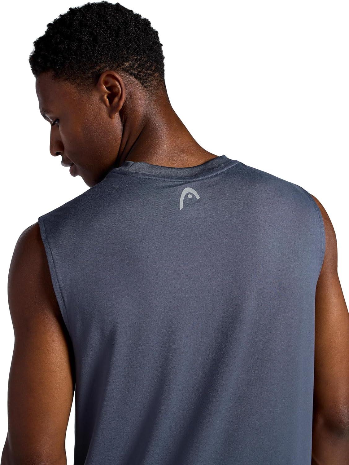 imageHead Mens Winner Sleeveless Crewneck Tank Top Standard Fit Stretch Lightweight MaterialCool Grey