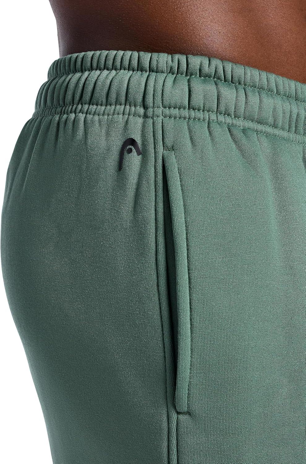 imageHead Mens Zone Jogger Relaxed Fit Heavyweight Fleece MaterialDuck Green