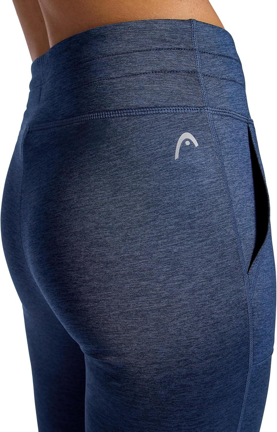 imageHead Womens Ambition Legging Slim Fit 27 Inseam Soft Midweight MaterialDress Blue Heather