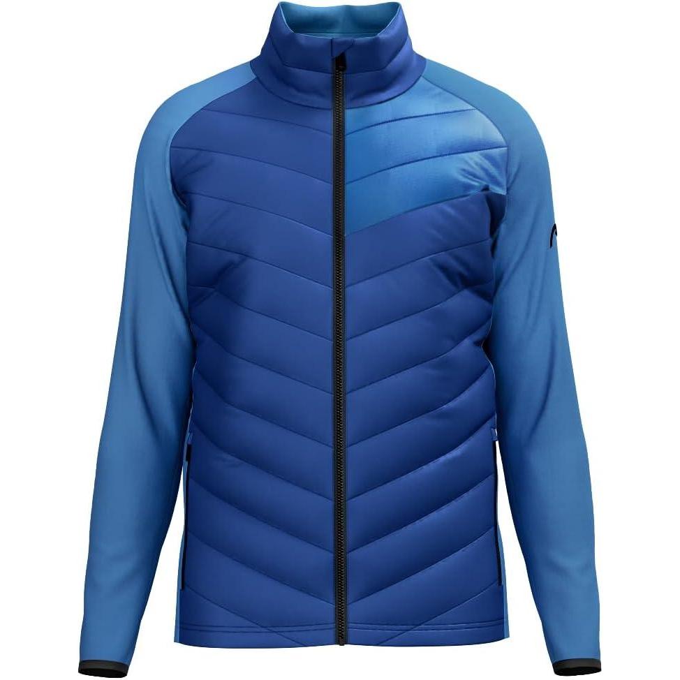 imageHEAD Mens Dolomiti FZ Midlayer Jacket PrimaLoft ThermoPlume Hybrid Insulation Stretch ComfortAdmiral French Blue