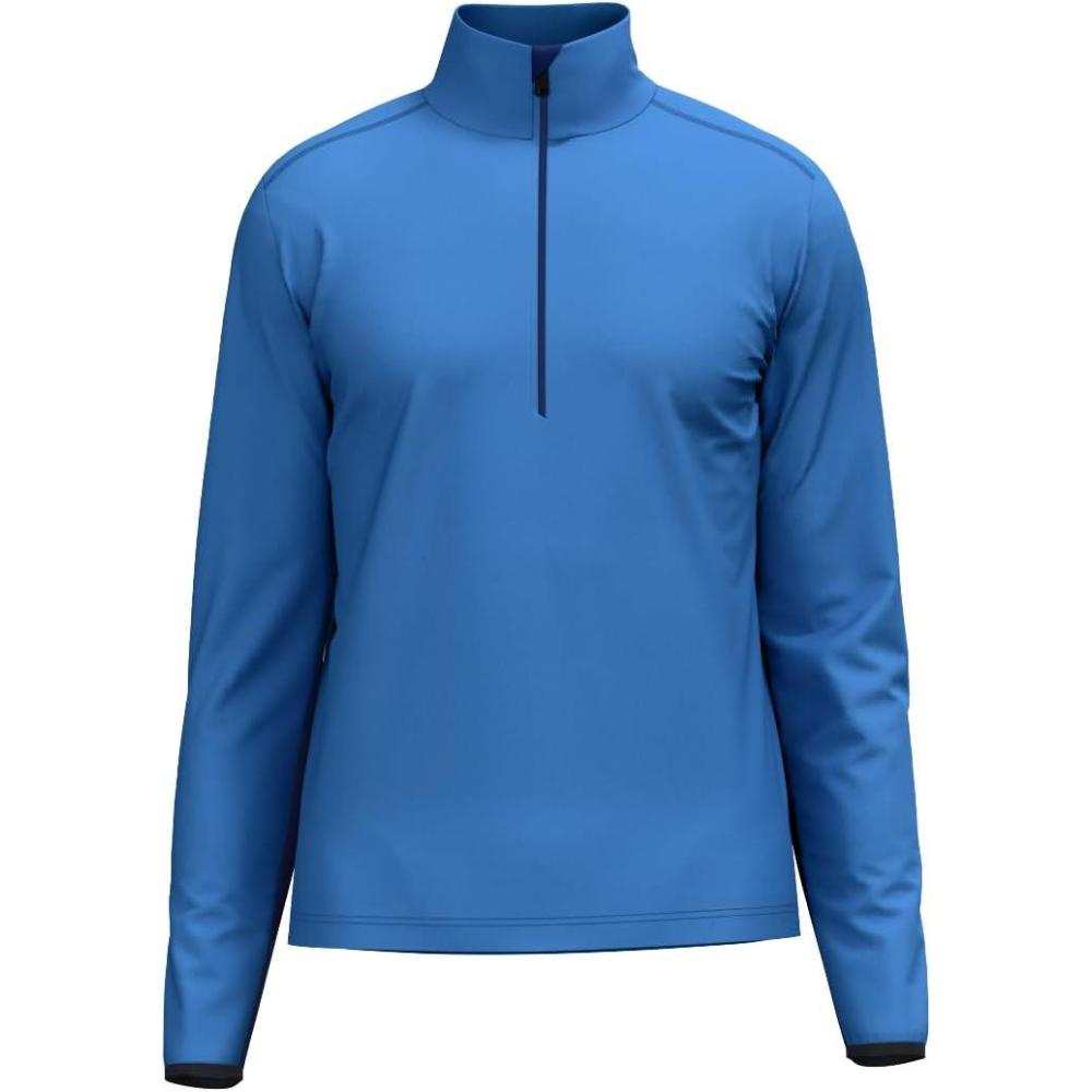 imageHEAD Mens Marty Half Zip Ski Midlayer Stretch Performance Fleece Regular Fit Aprs Ski amp OnMountain LayerFrench Blue Admiral