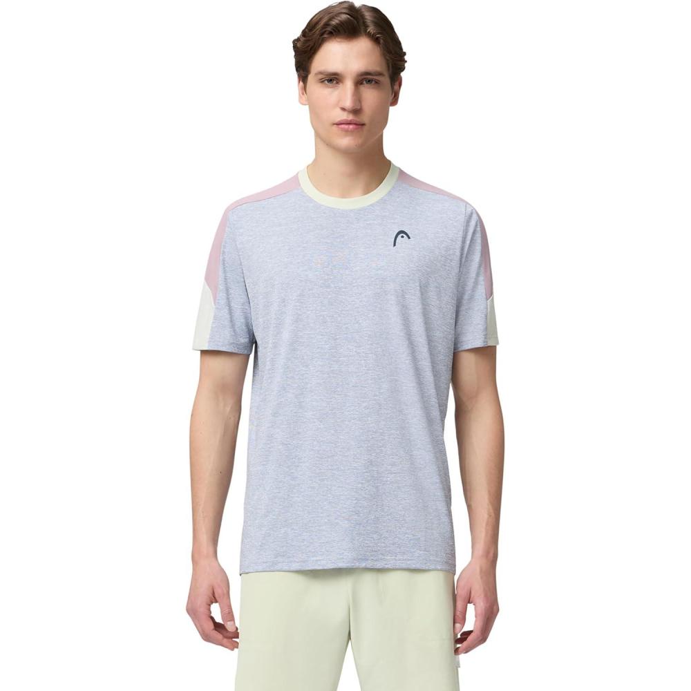 imageHEAD Mens Play Tech TShirt Lightweight MoistureWicking Athletic Tennis ShirtSlate