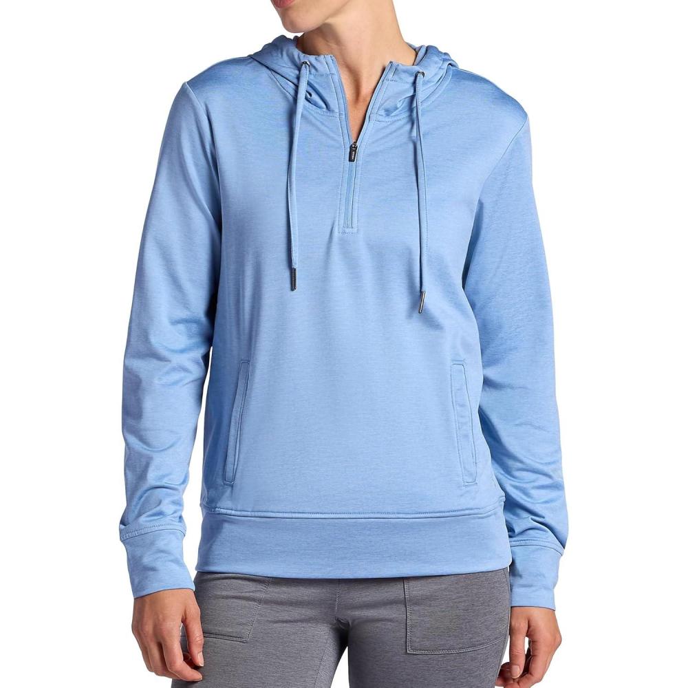 imageHEAD Womens Alliance Hoodie Relaxed Fit Stretch Midweight Material MoisturewickingEndless Sky Heather