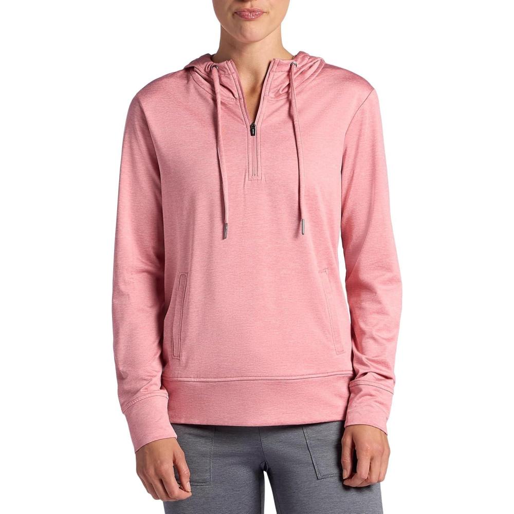 imageHEAD Womens Alliance Hoodie Relaxed Fit Stretch Midweight Material MoisturewickingRose Elegance Heather