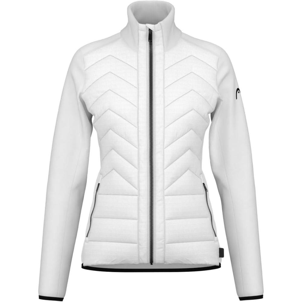imageHEAD Womens Carina Full Zip Midlayer Hybrid Design PrimaLoft ThermoPlume Regular FitWhite