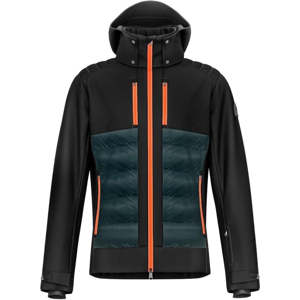 imageHEAD mens Immensity Ski JacketBlack Dark Teal Orange