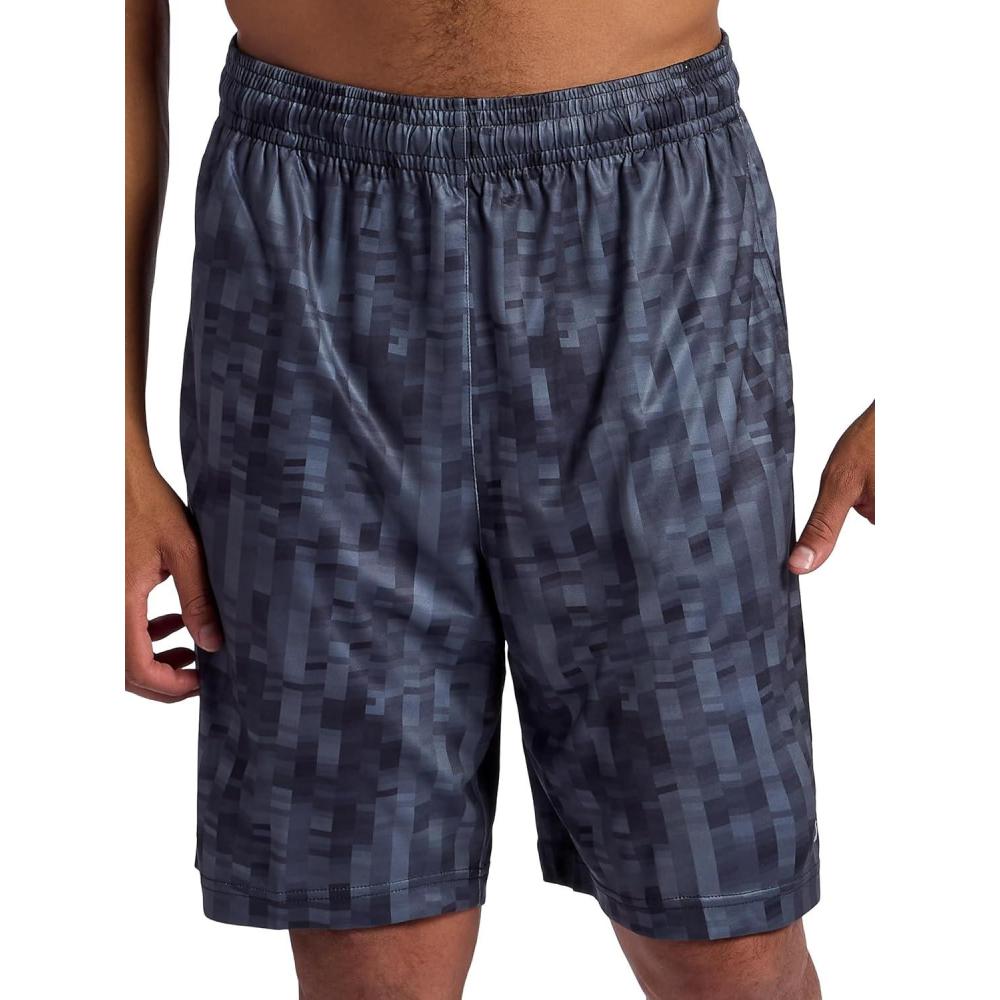 imageHead Mens Anchor Short Standard Fit Lightweight Performance Interlock Stretch with Heathered TextureBlack
