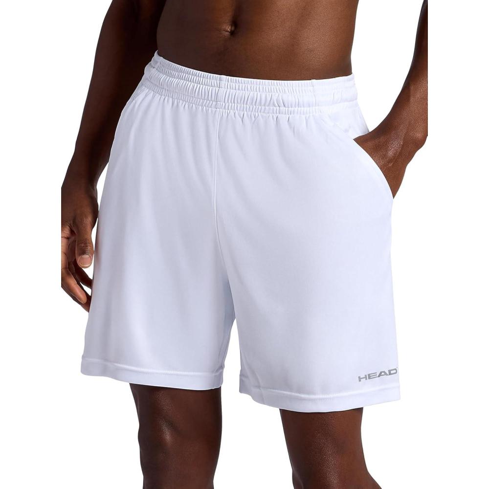 imageHead Mens Athlosphere Short Standard Fit 7 Inseam Stretch Midweight MaterialStark White
