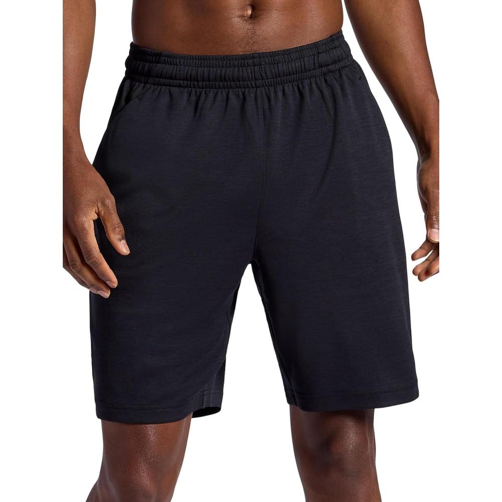 imageHead Mens Buyer Power Short Standard Fit Lightweight and Breathable 9 InseamBlack Heather