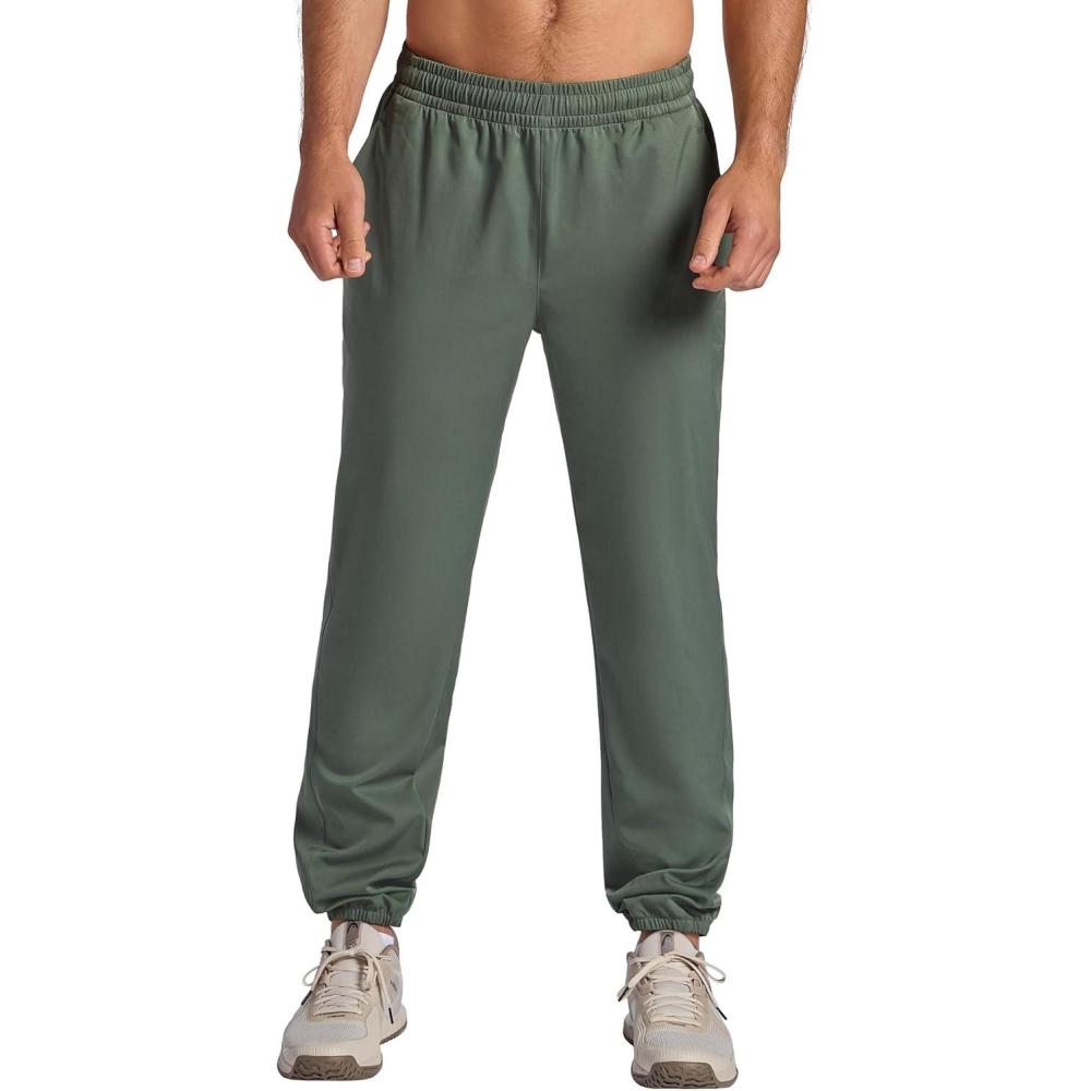 imageHead Mens Iron Strong Pant Slim Fit Stretch MoistureWicking Material 31 InseamDuck Green