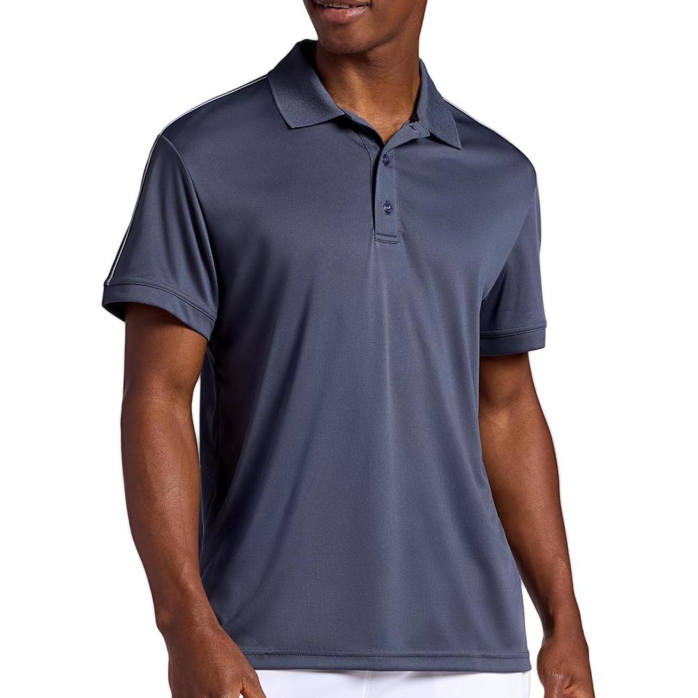 imageHead Mens Match Polo Shirt Standard Fit Stretch Midweight MaterialCool Grey