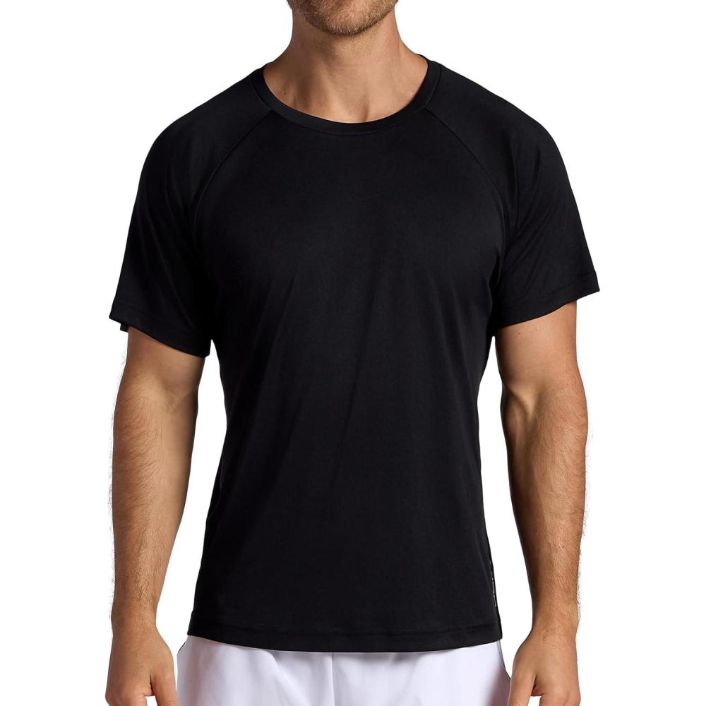 imageHead Mens Overgrip Short Sleeve Crewneck TShirt Standard Fit Stretch Lightweight MaterialBlack