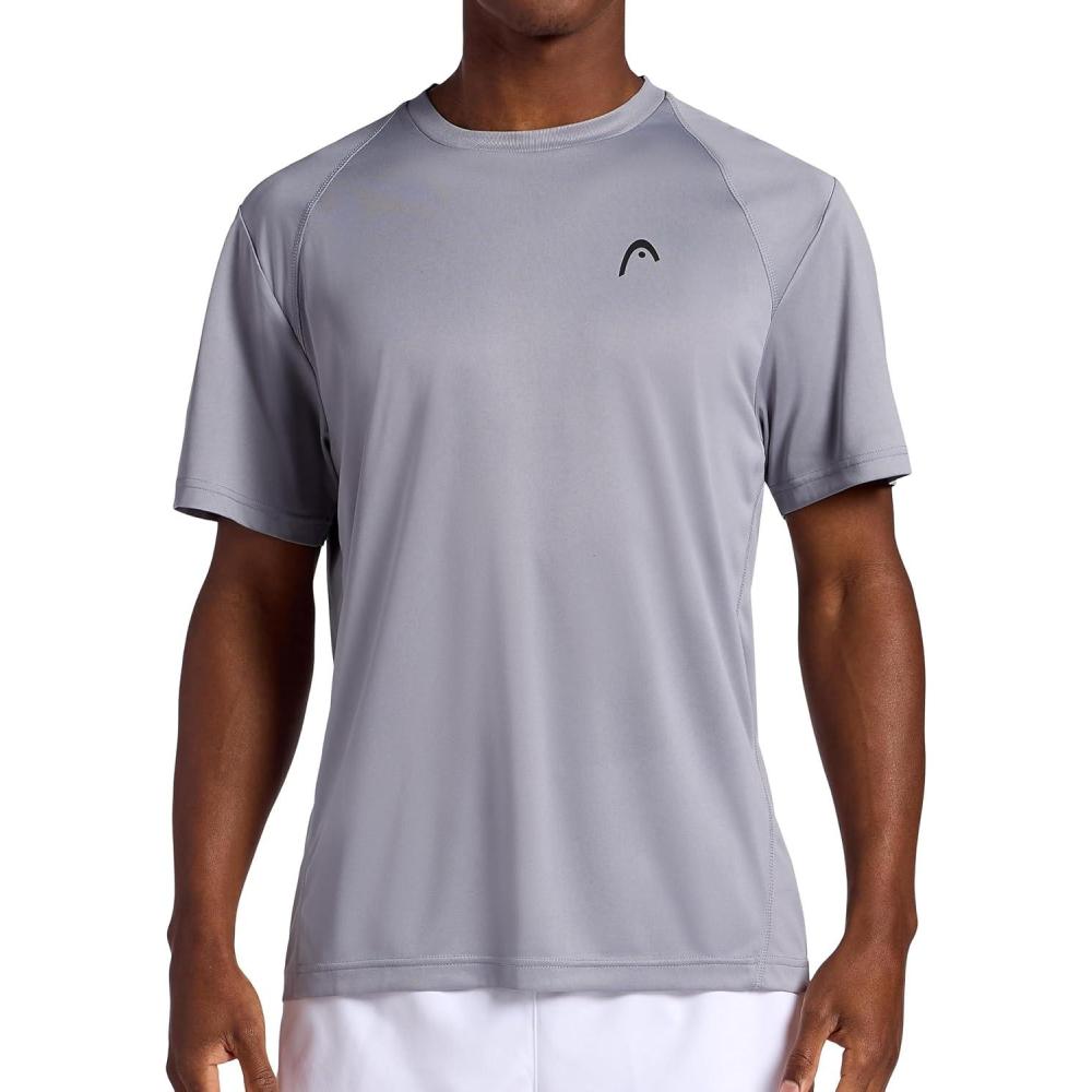 imageHead Mens Power House Crewneck Tee Standard Fit Lightweight Raglan SleevesSleet