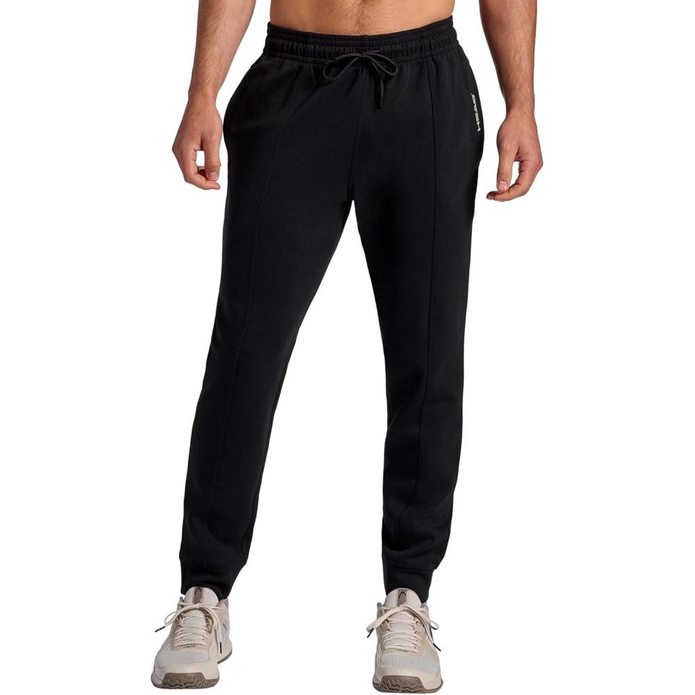 imageHead Mens Precision Double Knit Jogger Standard Fit Stretch Midweight MaterialBlack