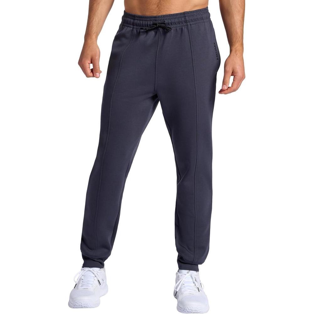 imageHead Mens Precision Double Knit Jogger Standard Fit Stretch Midweight MaterialEbony