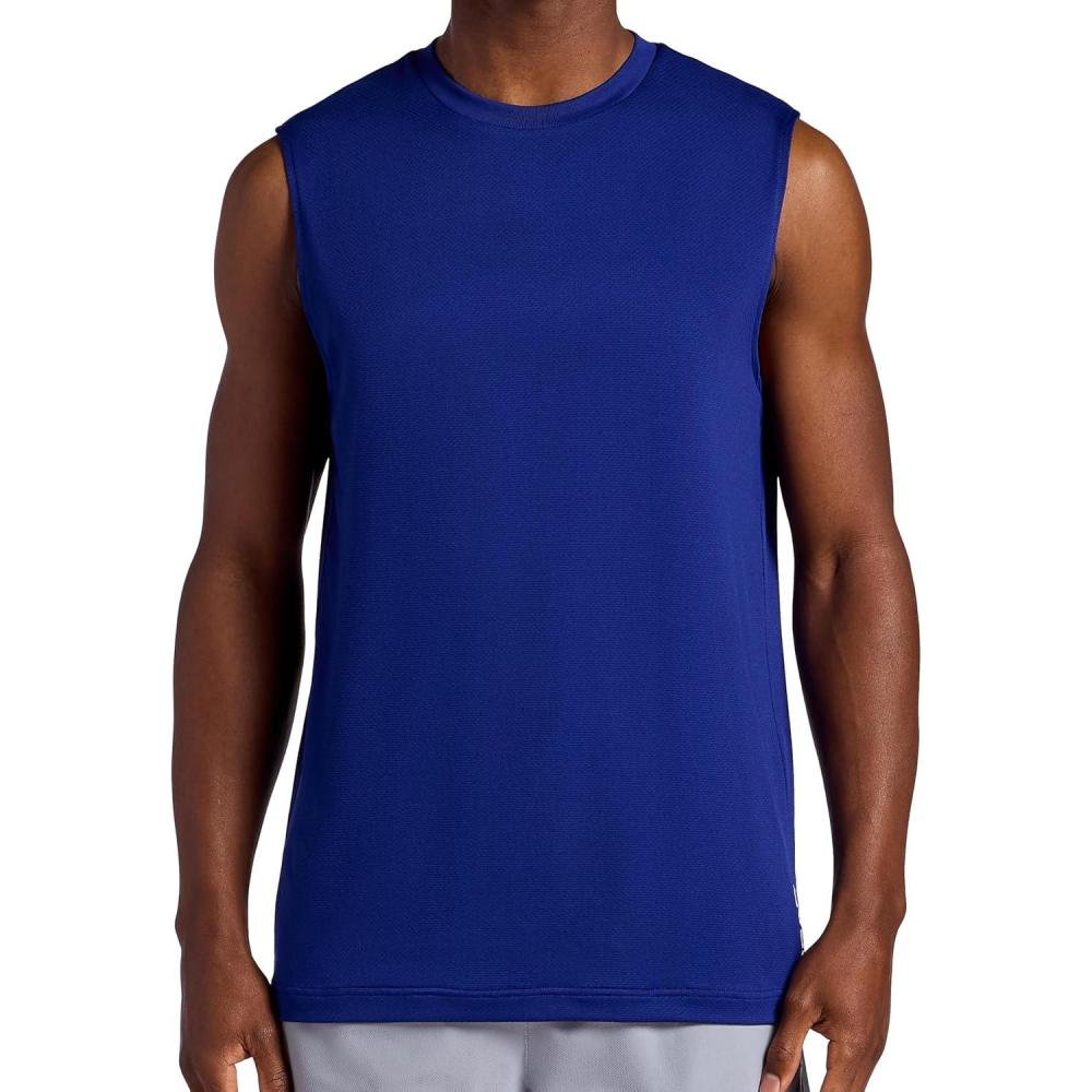 imageHead Mens Sideline Sleeveless Crewneck Tank Top Standard Fit Stretch Lightweight MaterialStreak
