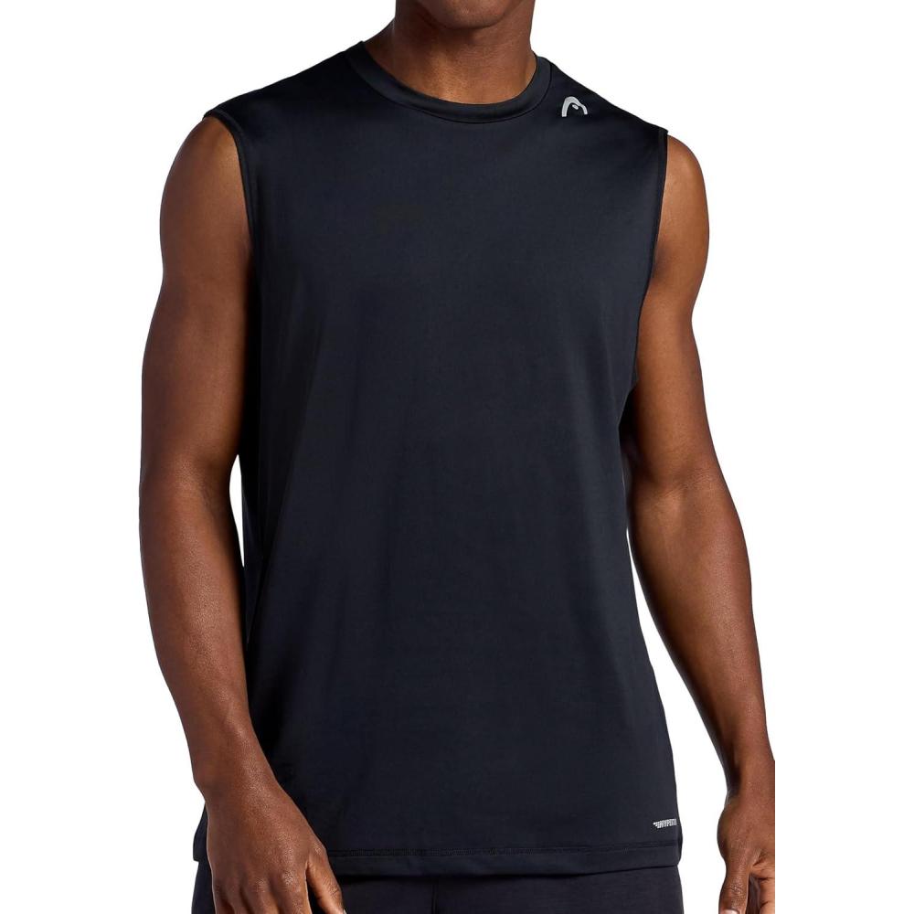 imageHead Mens The BackCourt Hypertek Performance TopBlack